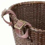 Dreamcatcher Handwoven Cane Bike Basket - Image 3
