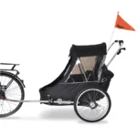 Wike Premium Double Children's Bike Trailer - Includes Stroller and Jogging Kit - Image 2